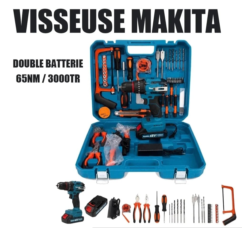 Visseuse makita 48v accessoires brushless 